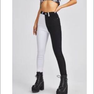 Two toned jeans